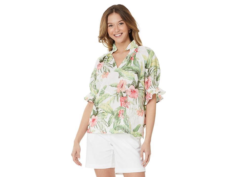 Tommy Bahama Daybreak Hibiscus Top Women's Clothing Product Image