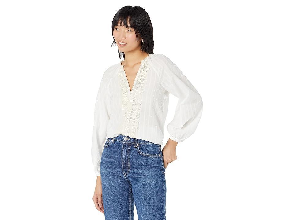 MANGO Grand Blouse (Natural White) Women's Clothing Product Image