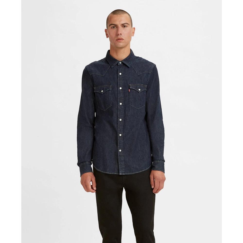 Levis Long Sleeve Plaid Western Shirt Product Image