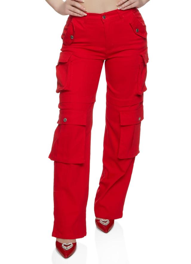 Womens Daisy Four Cargo Pocket Straight Leg Pants Product Image