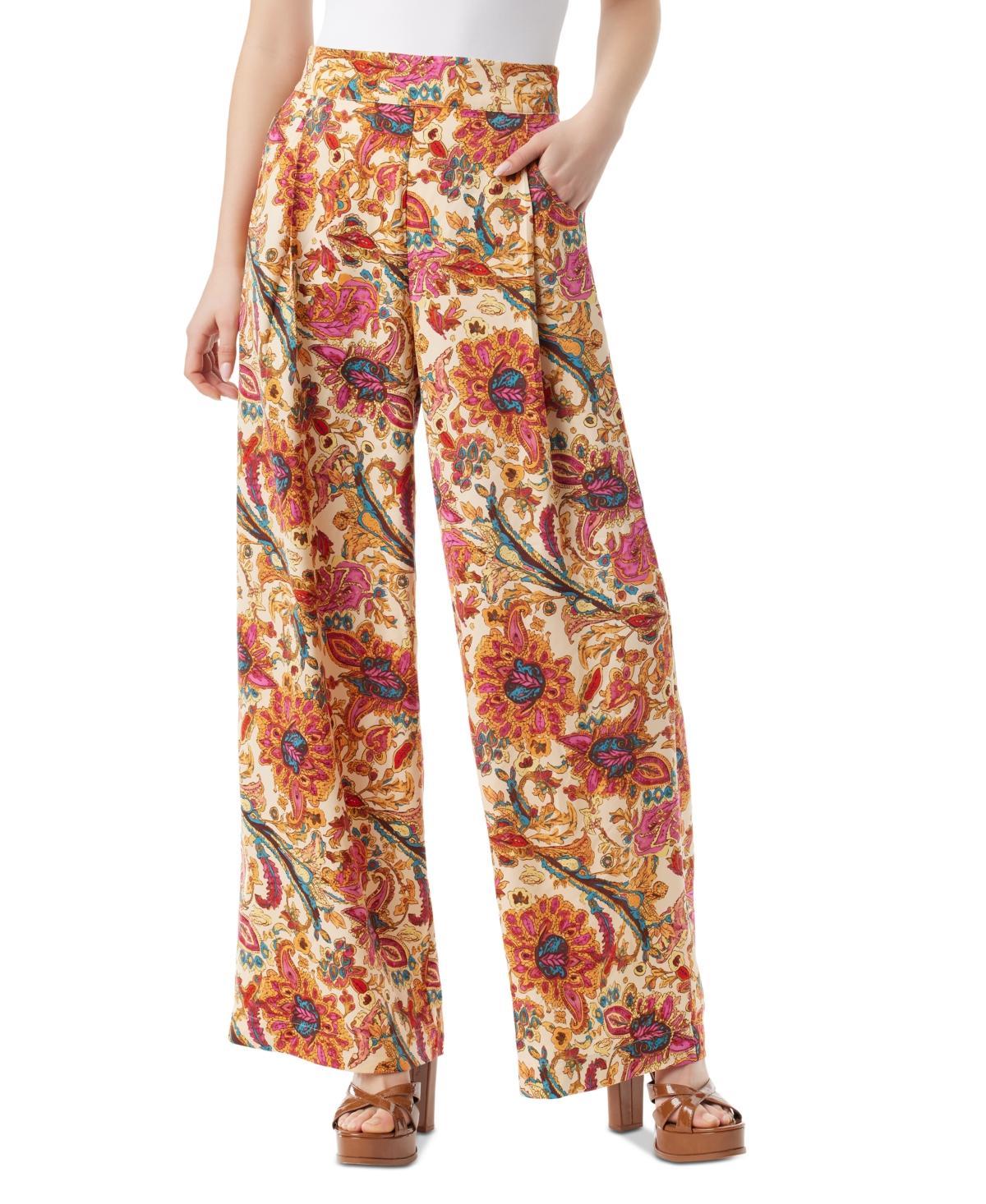 Jessica Simpson Womens Winnie Printed Wide-Leg Pants Product Image