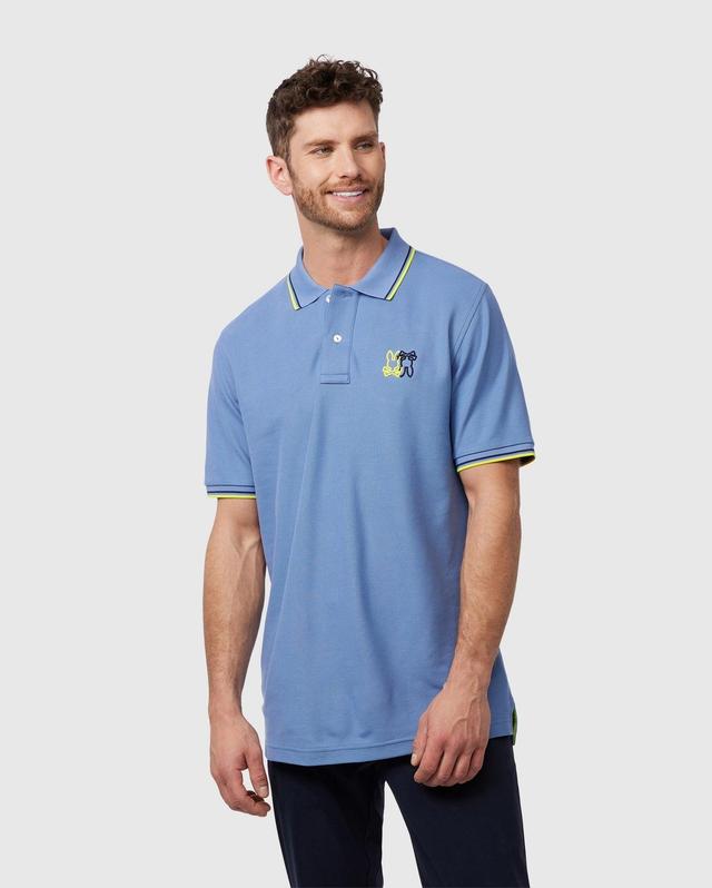 Mens Winton Pique Polo Shirt 424 BAL HARBOUR / M Product Image