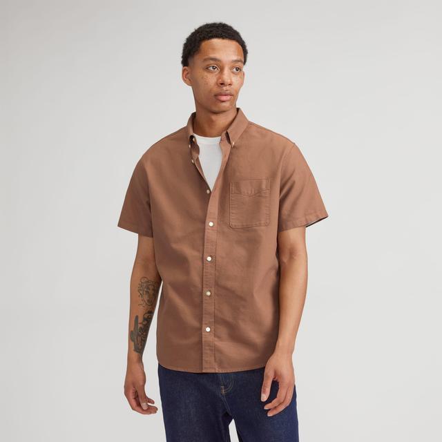 Mens Organic Short Sleeve Oxford Shirt by Everlane Product Image