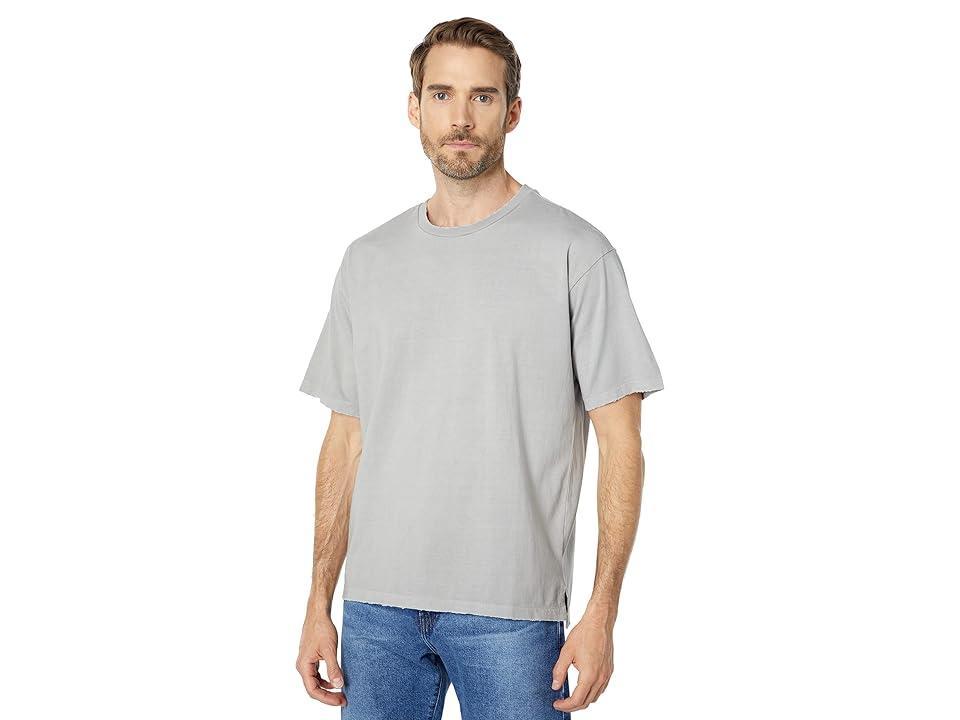 Hudson Jeans Short Sleeve Step Hem Tee (Light Ash) Men's Clothing Product Image