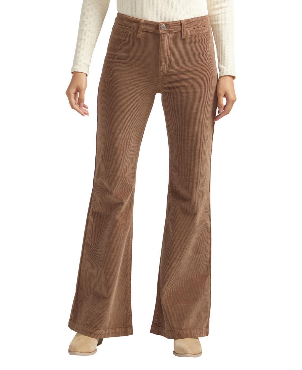 Silver Jeans Co. Womens Isbister High Rise Flare Leg Corduroy Pant Product Image