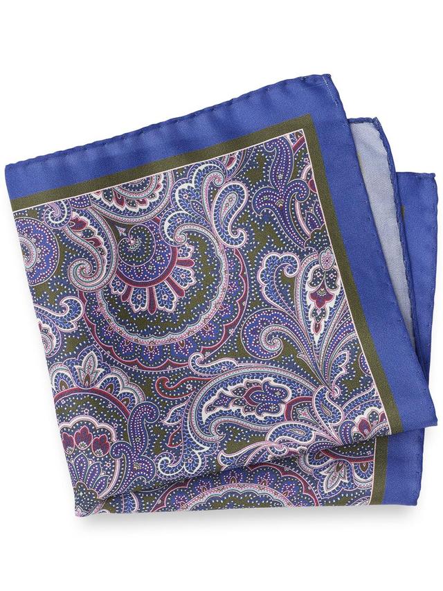 Paisley Silk Pocket Square Product Image