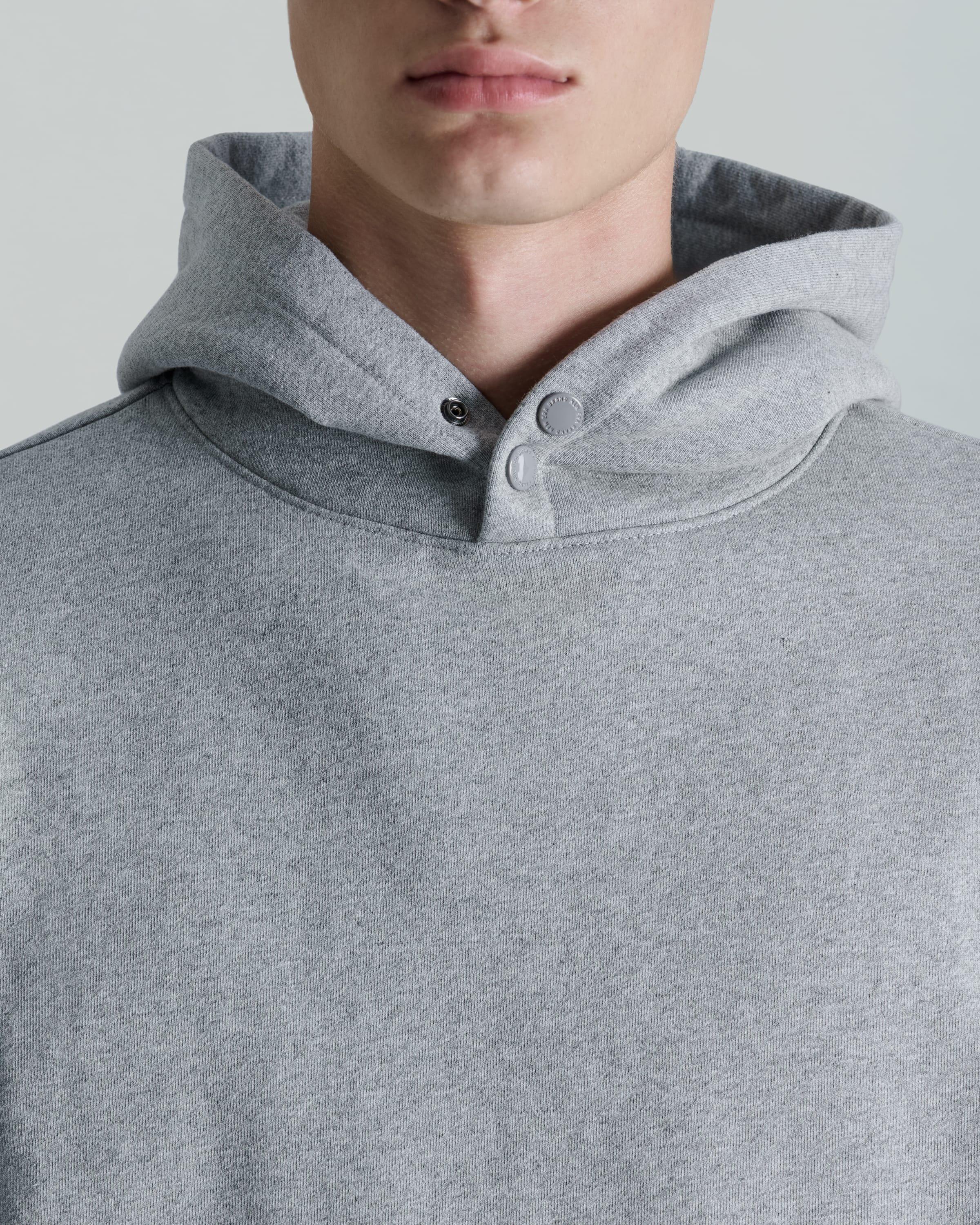 Brand New Era Amherst Corporal Heather Gray Snap Hoodie Male Product Image