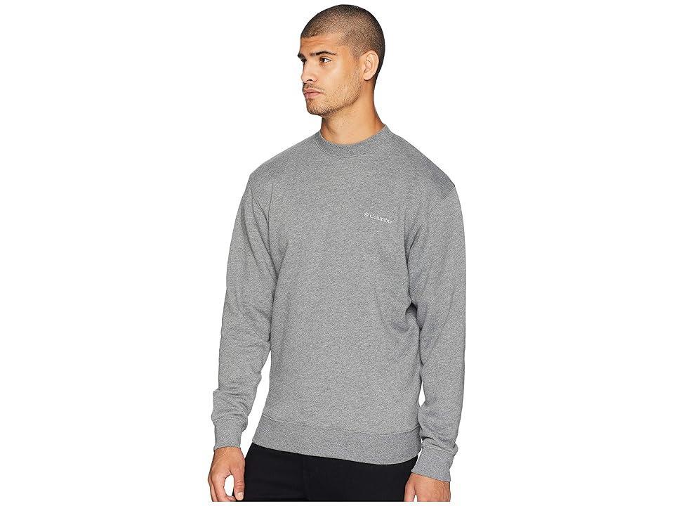 Mens Columbia Hart Mountain II Crewneck Pullover Blue Product Image