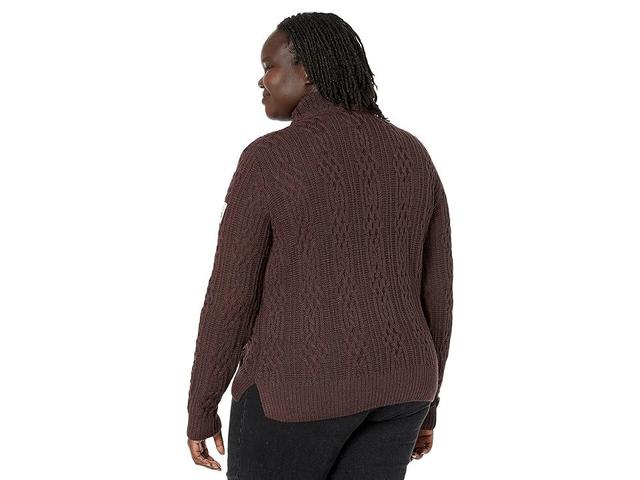 Dale of Norway Hoven Sweater (Aubergine) Women's Clothing Product Image