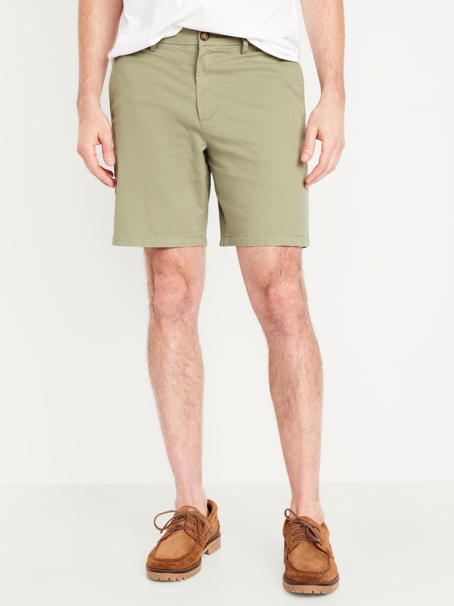 Slim Built-In Flex Rotation Chino Shorts -- 8-inch inseam Product Image