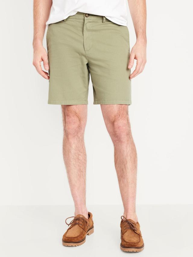 Slim Built-In Flex Rotation Chino Shorts -- 8-inch inseam Product Image