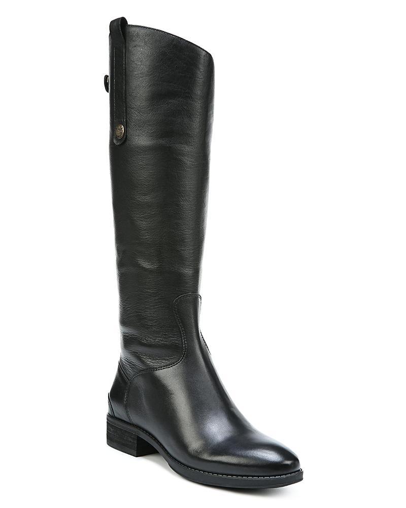 Womens Penny Leather Riding Boots Product Image