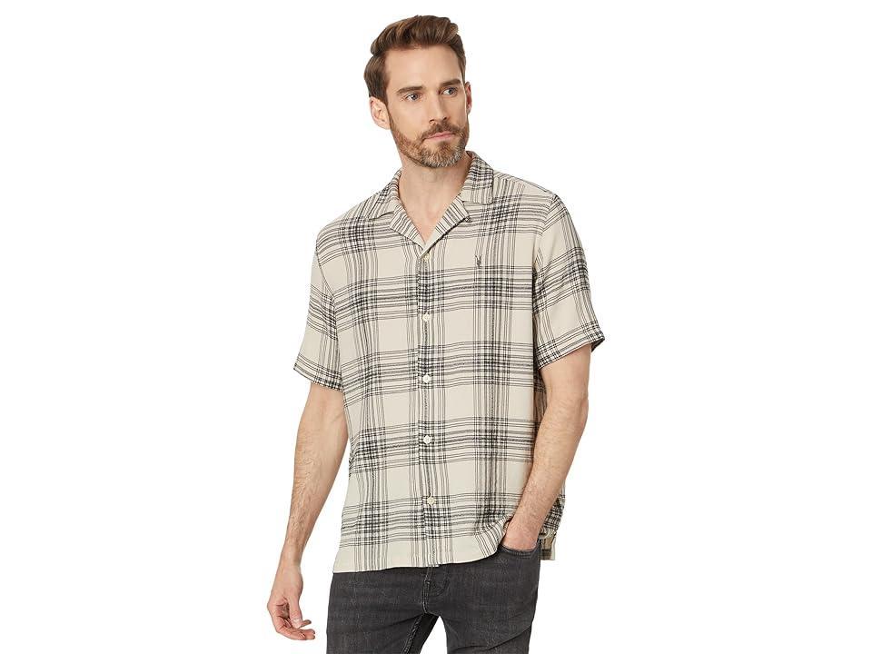 AllSaints Padres Plaid Camp Shirt Product Image