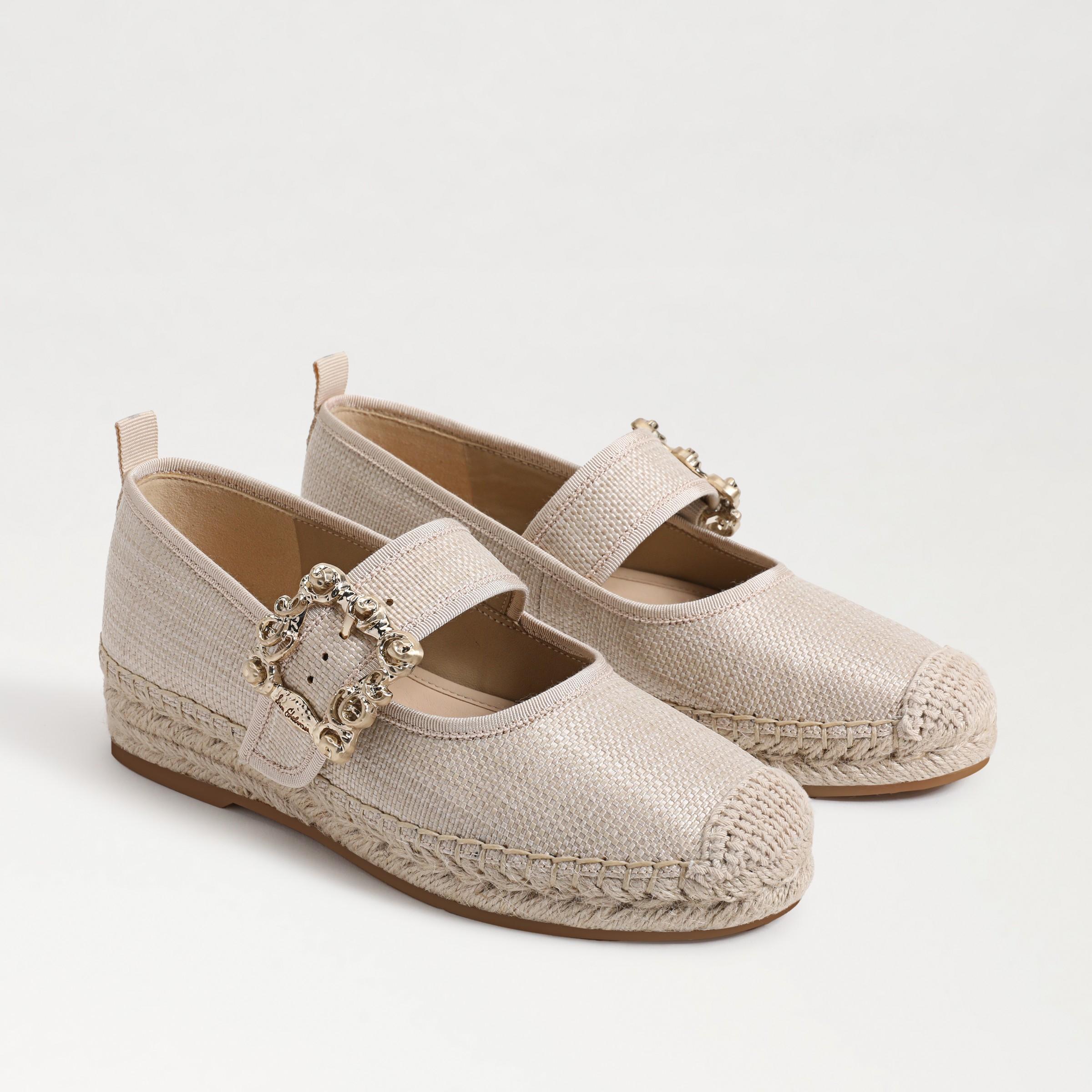 Sam Edelman Maddy Basket Weave Mary Jane Espadrille Flats Product Image