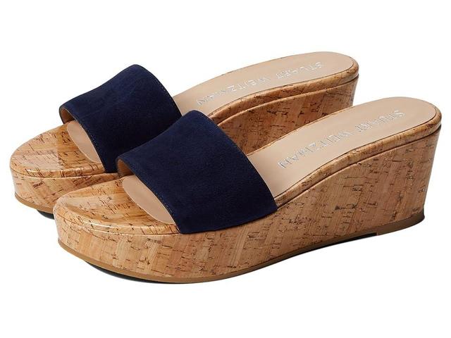 Stuart Weitzman Summer Wedge (Nice Blue) Women's Shoes Product Image