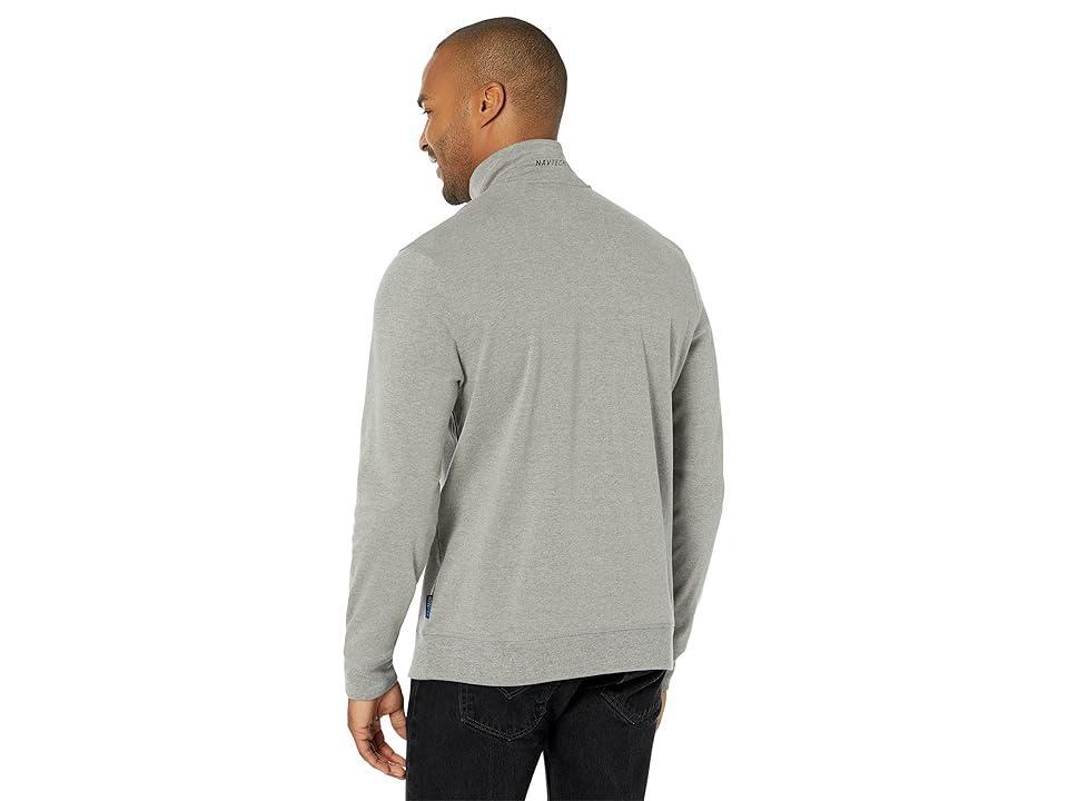 Nautica Navtech 1/4 Zip Sweater (Stone Grey Heather) Men's Clothing Product Image