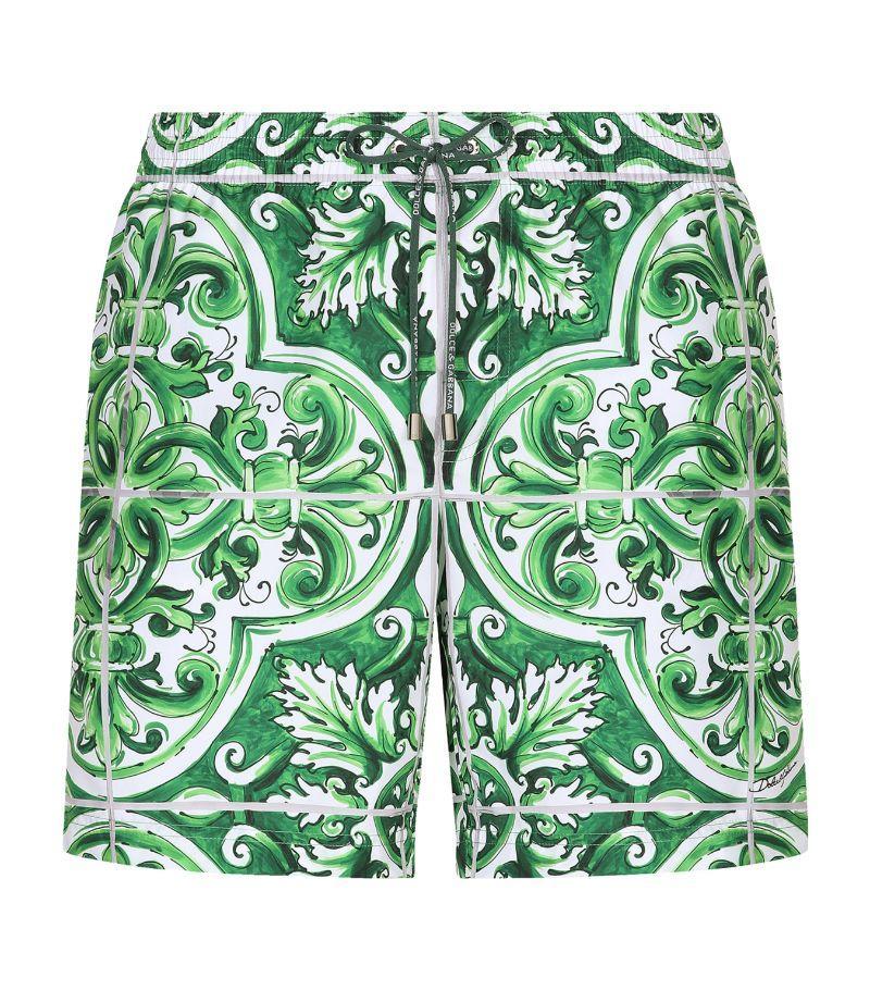 Maiolica Print Medium Swim Shorts Product Image