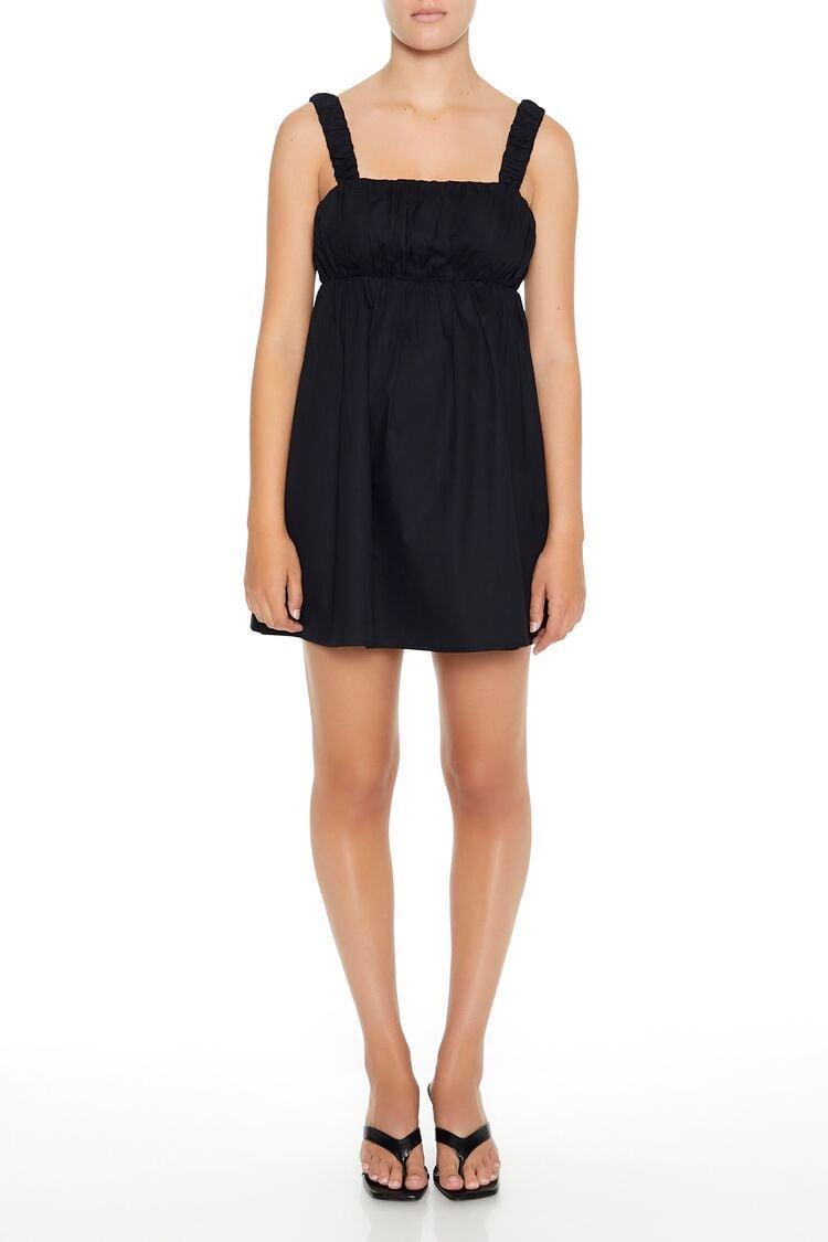 Poplin Babydoll Mini Dress | Forever 21 Product Image