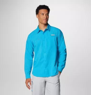 Columbia Mens PFG Solar Breeze Woven Long Sleeve Shirt- Product Image