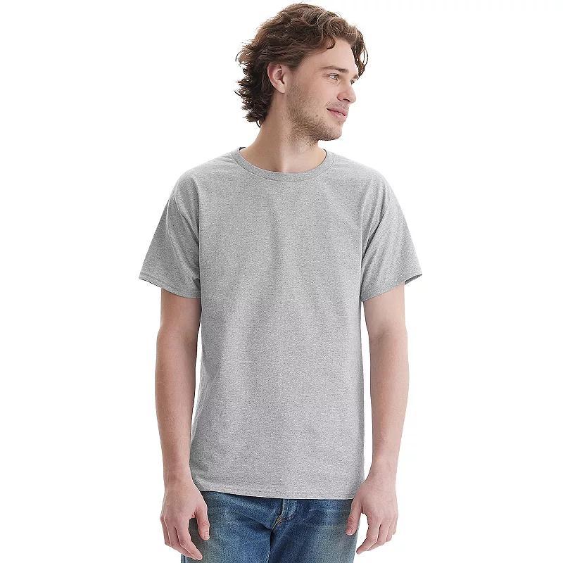 Mens Hanes Essentials 6-Pack Cotton T-Shirt Product Image