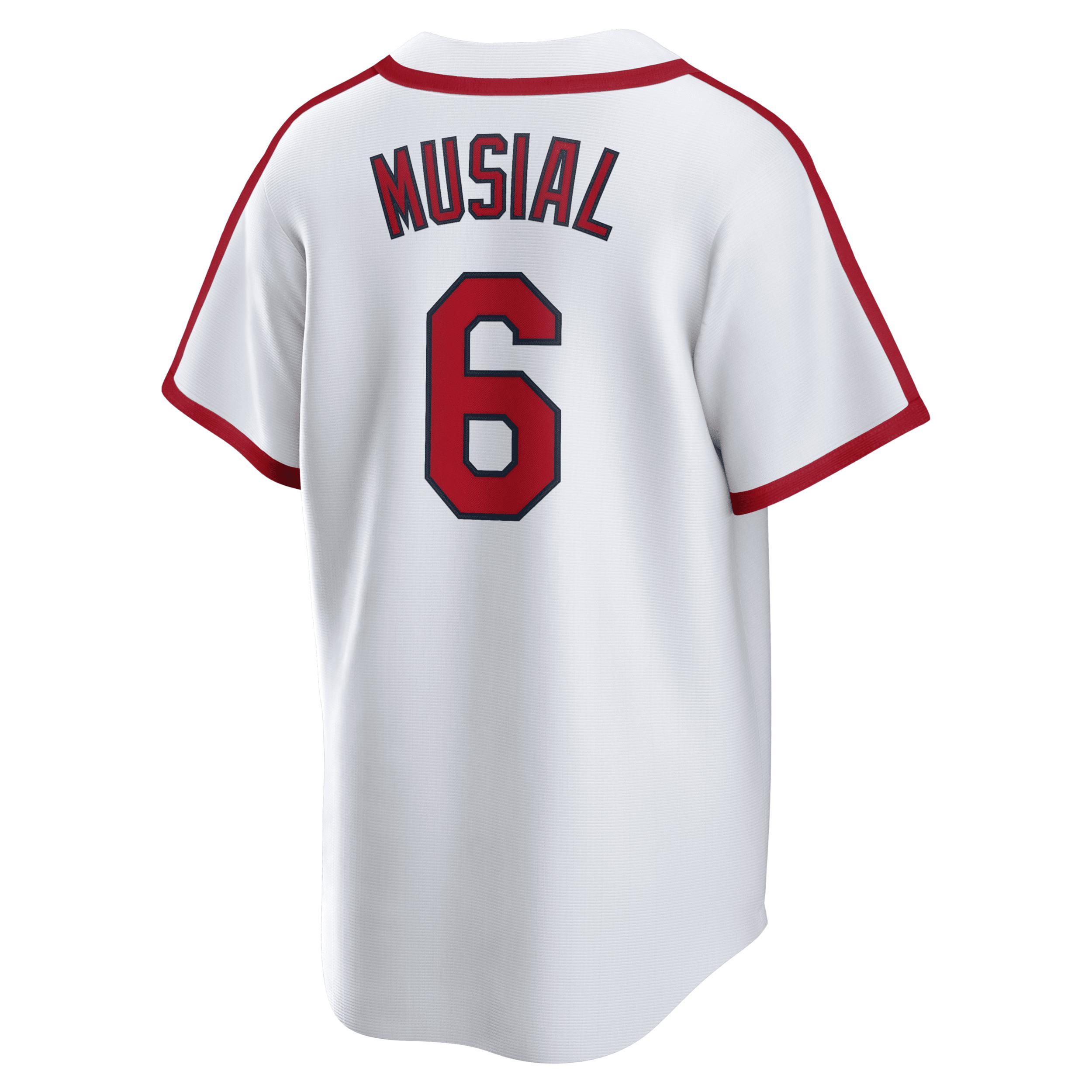 Nike Men's MLB St. Louis Cardinals (Stan Musial) Cooperstown Baseball Jersey Product Image