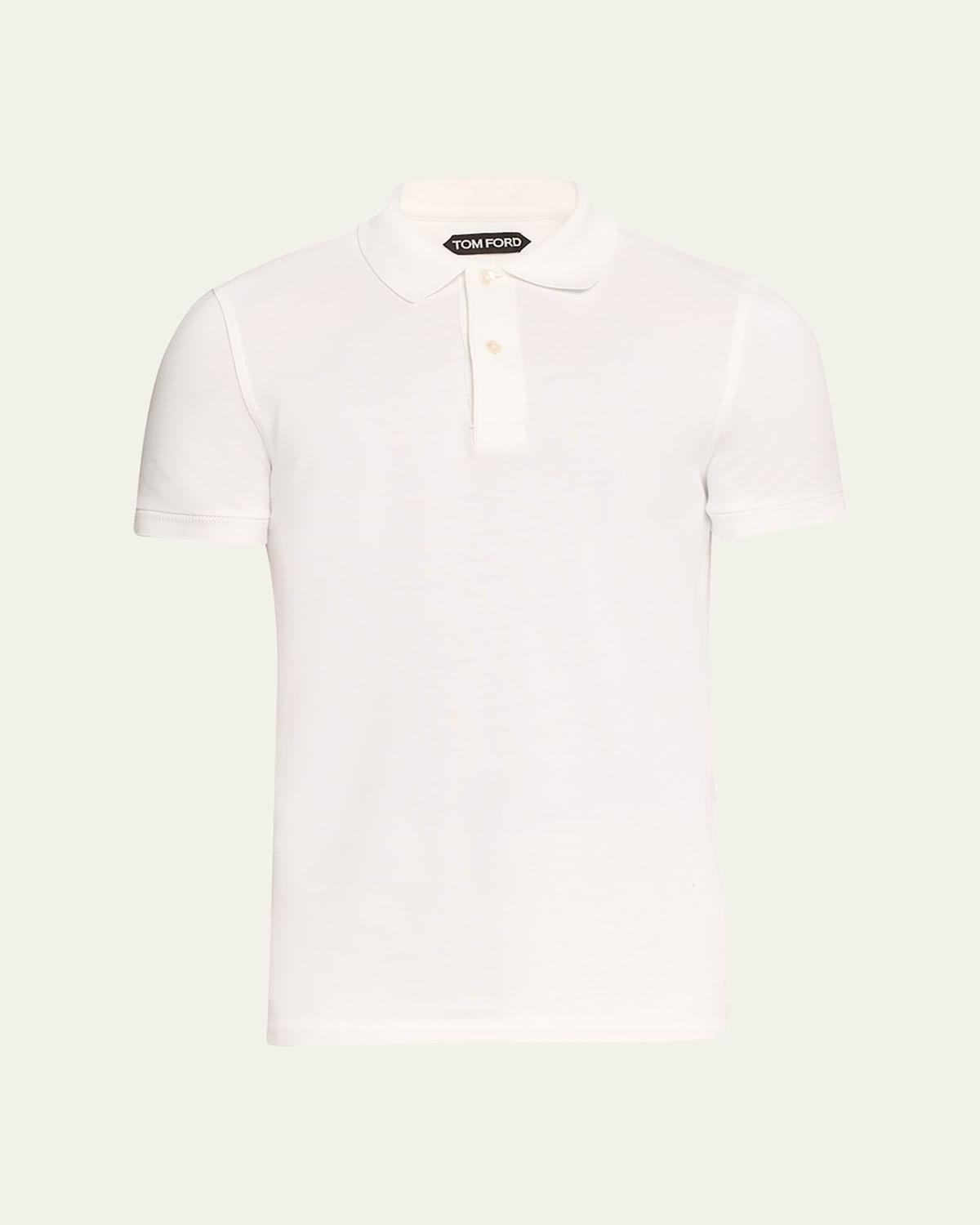 TOM FORD Short Sleeve Cotton Piqu Polo Product Image