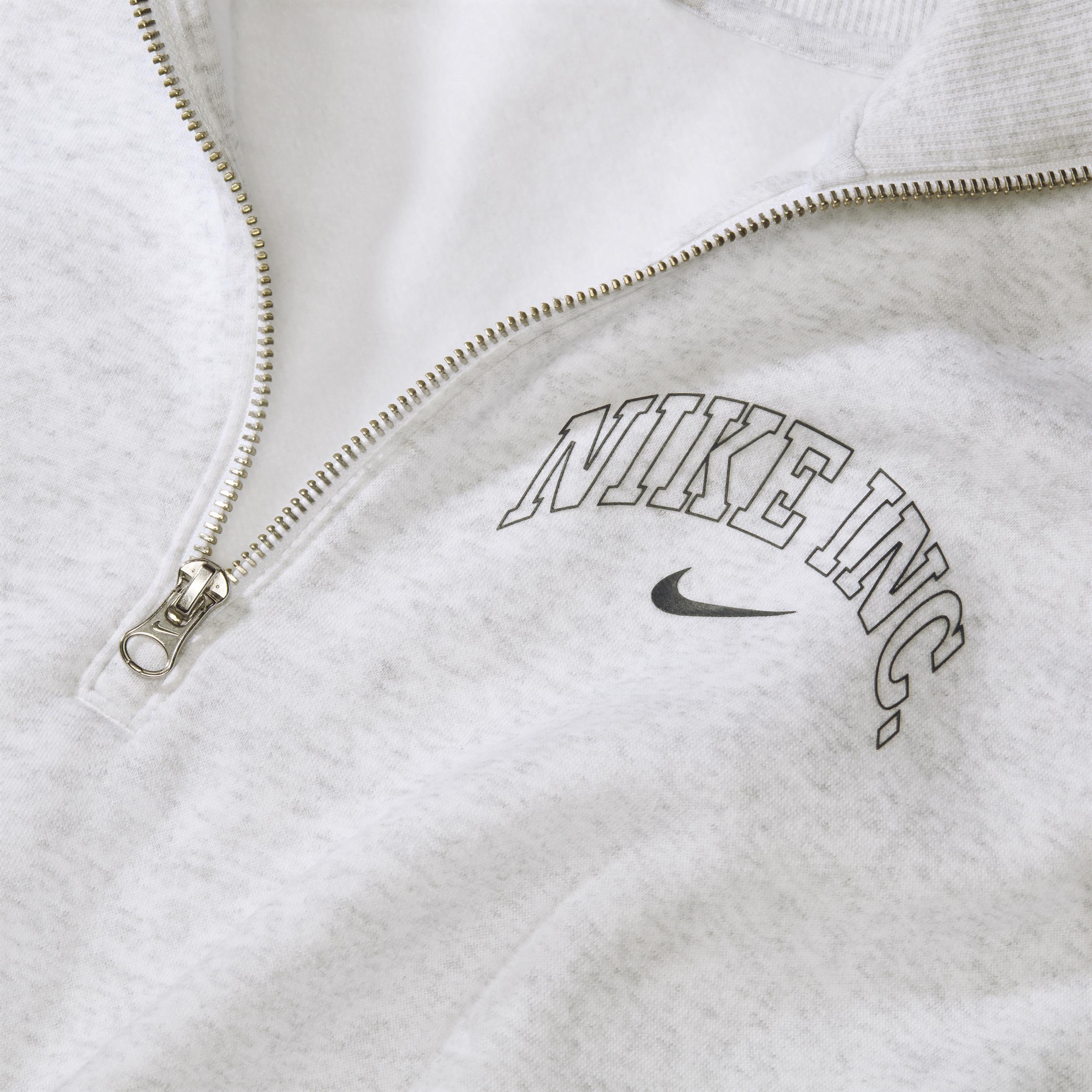 Women's Nike Sportswear Phoenix Fleece 1/2-Zip Cropped Sweatshirt Product Image