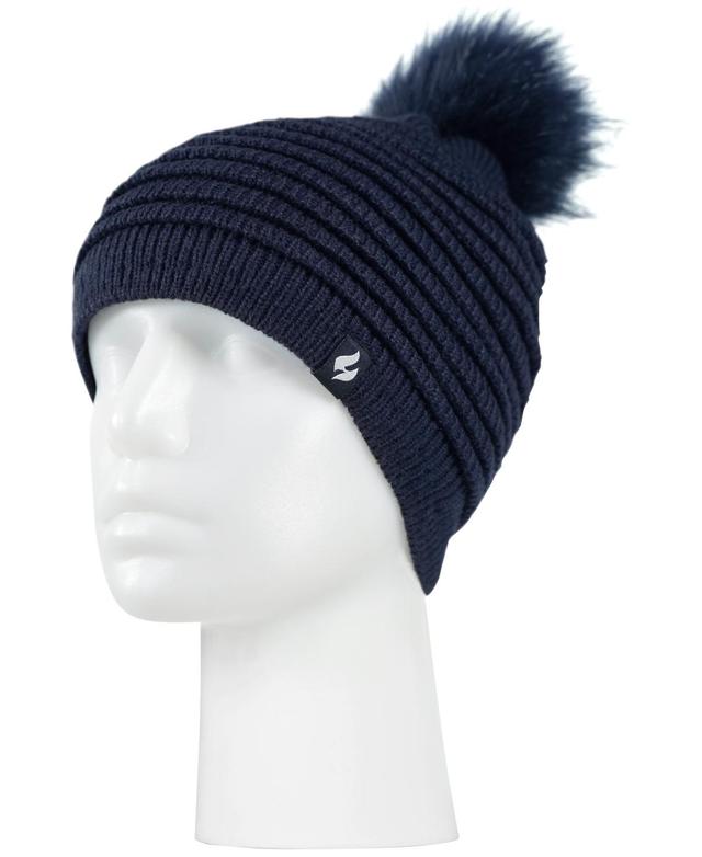 Heat Holders Womens Cannes Ribbed Pom-Pom Hat Product Image