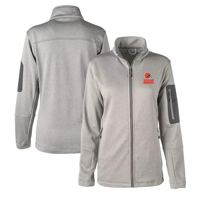 Womens Dunbrooke Heather Charcoal Cleveland Browns Freestyle Teflon Shield Full-Zip Jacket Product Image