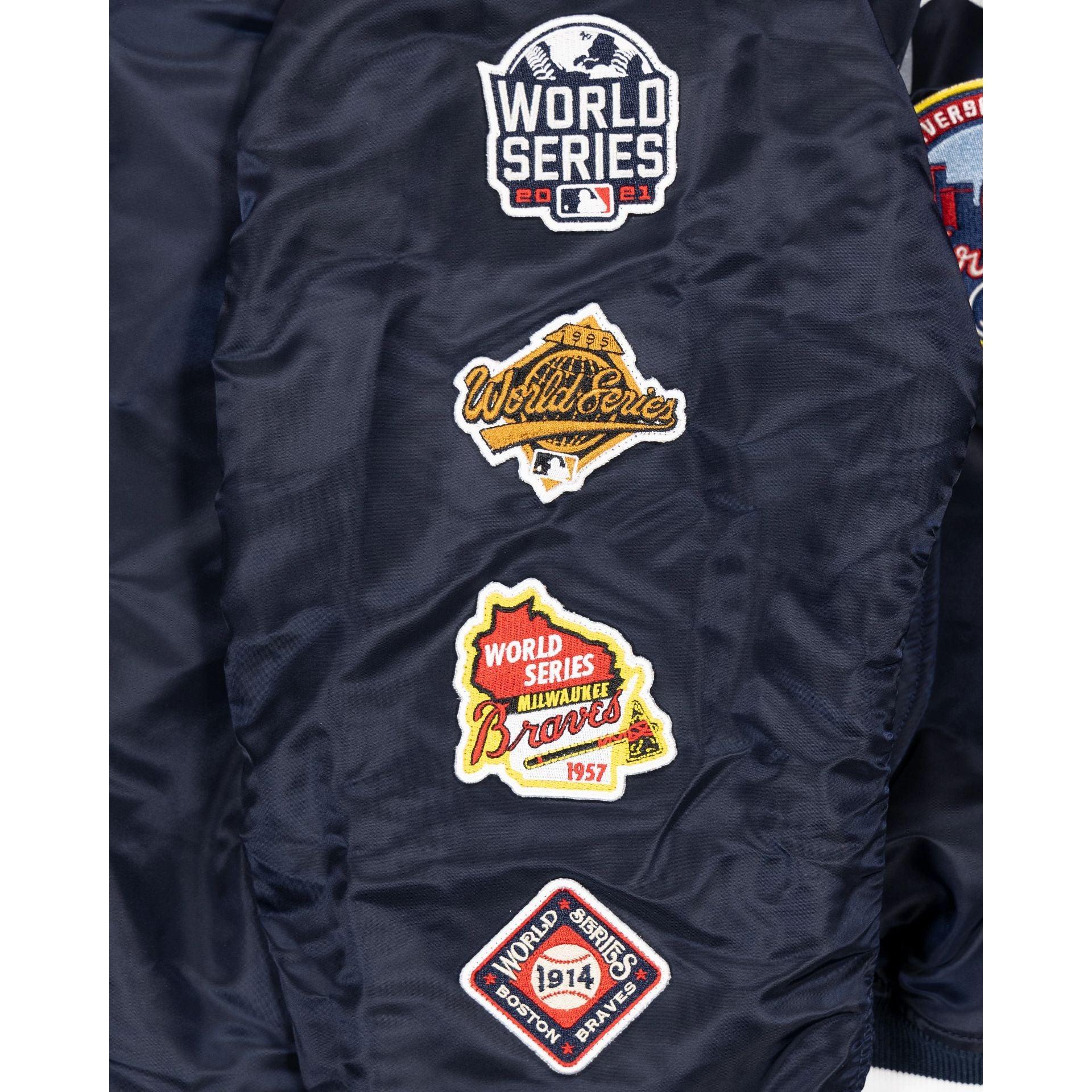 Alpha Industries X Atlanta Braves MA-1 Bomber Jacket Male Product Image