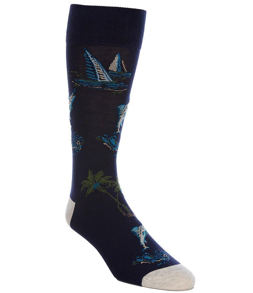 Tommy Bahama Smooth Sailing Crew Dress Socks Product Image