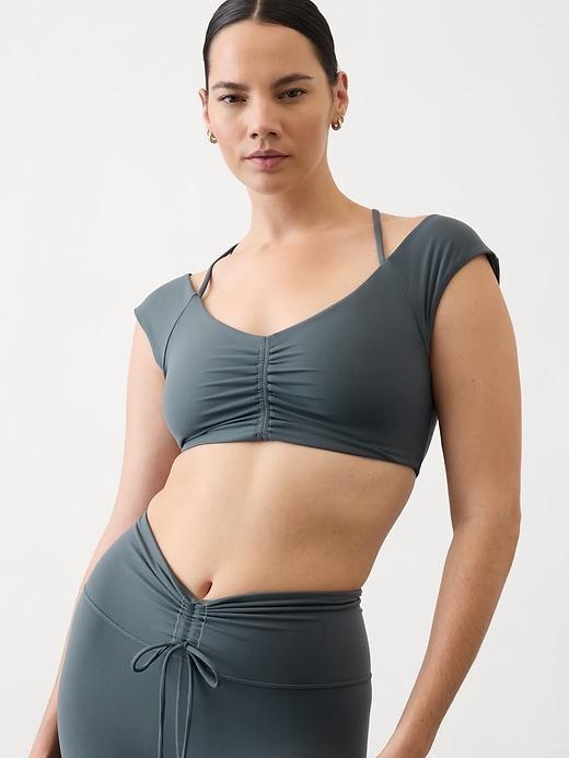 Cinch Built-In Bra Crop Tee Product Image