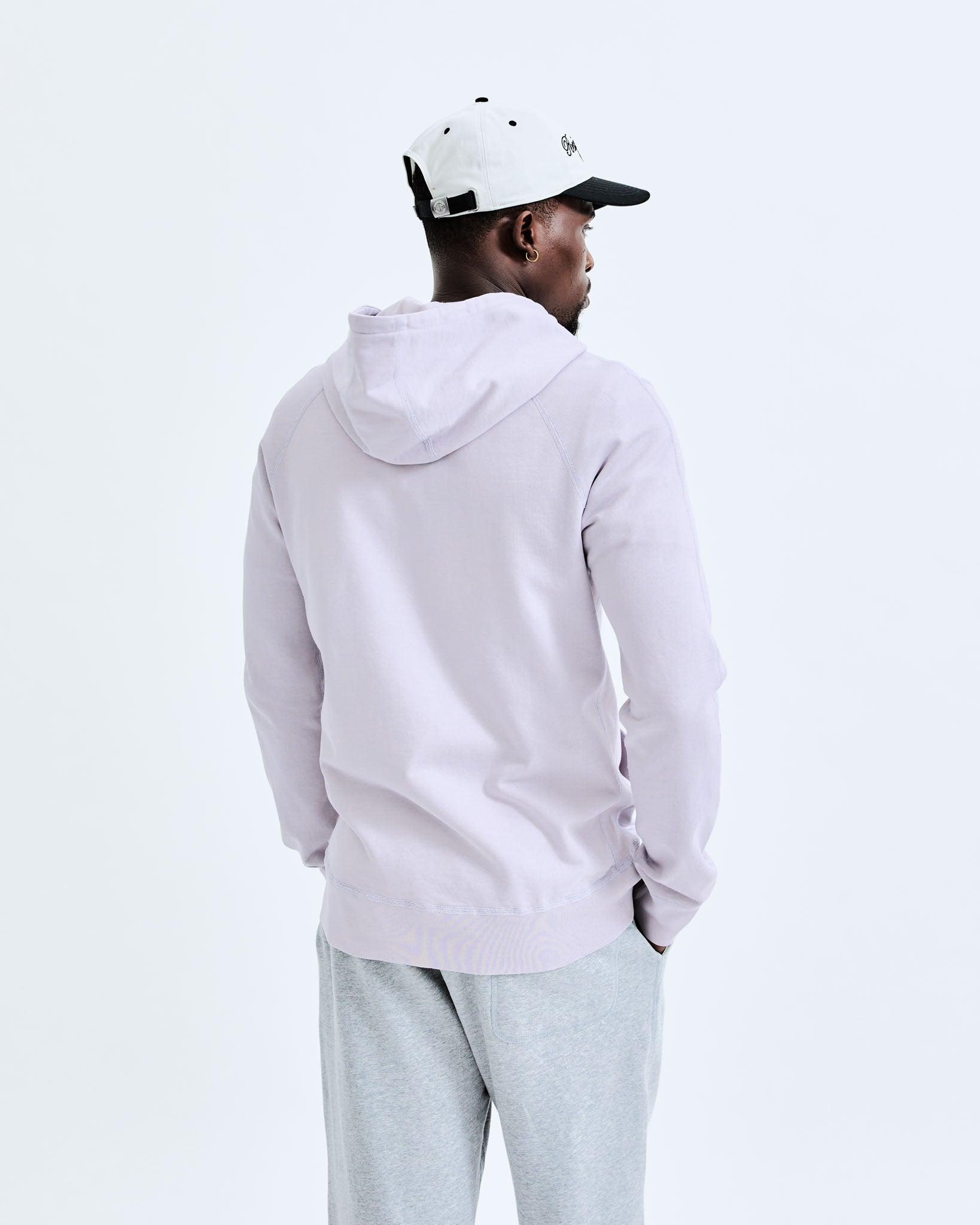 Lightweight Terry Slim Zip Hoodie Male Product Image