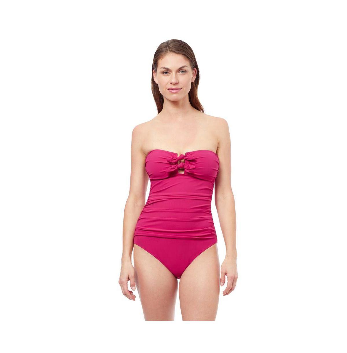 Profile by Gottex Womens Dandy Bandeau one piece swimsuit Product Image