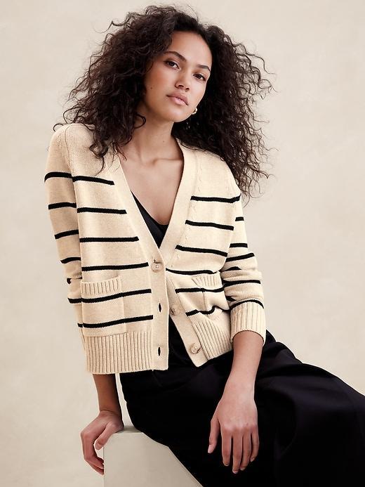 Demi Cotton-Silk Cardigan Product Image