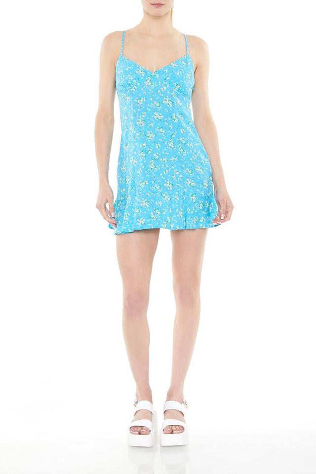 Ditsy Floral Print Mini Dress | Forever 21 Product Image