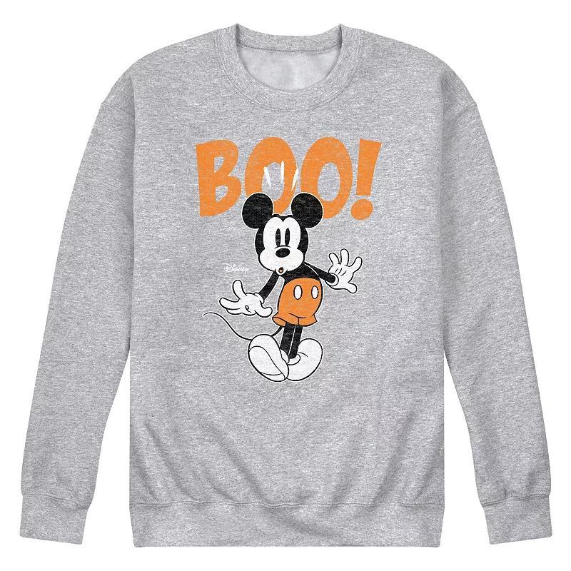 Disneys Mickey Mouse Mens Scared Boo Fleece Sweatshirt Product Image