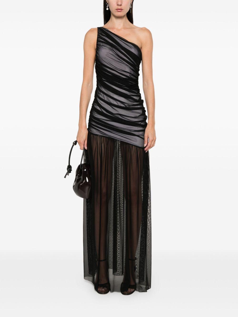 NORMA KAMALI Diana Gown In Black   Product Image