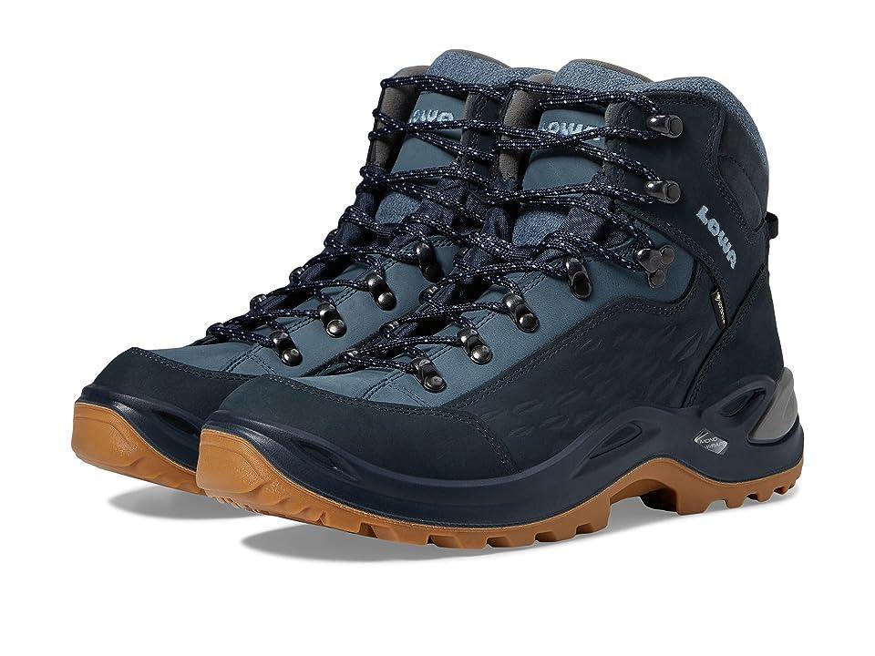 Lowa Renegade Warm GTX Mid Ice Blue) Women's Shoes Product Image