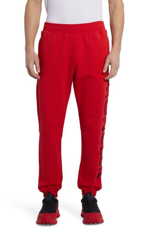 Moncler Mens Embroidered Strike Out Cotton Sweatpants Product Image