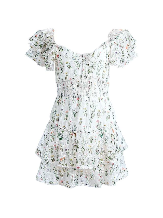 Womens Hartford Floral Eyelet Romper Product Image