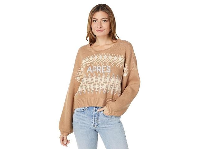 Chaser Scarlet Pullover (Cappucino) Women's Clothing Product Image