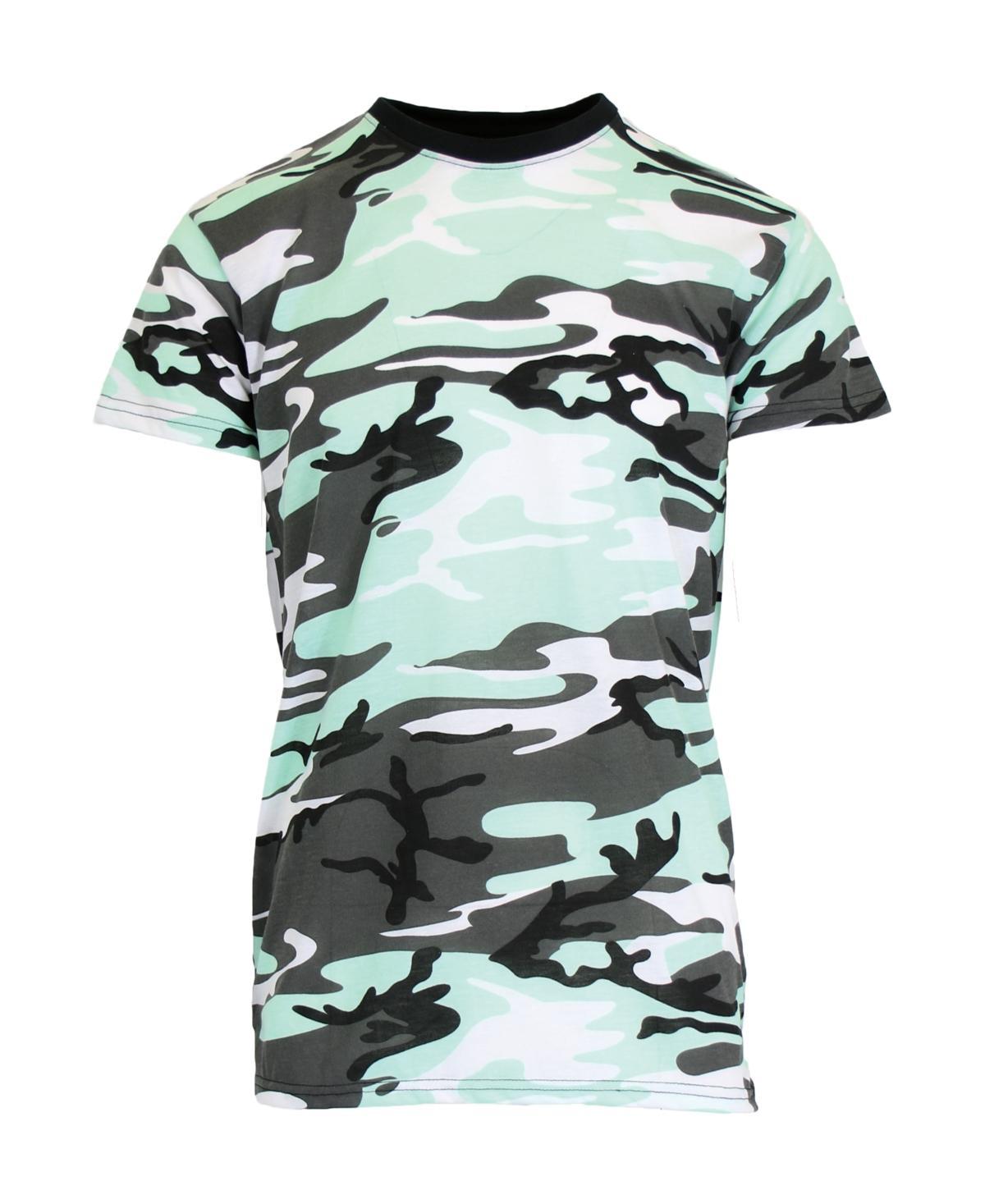 Galaxy By Harvic Mens Camo Printed Short Sleeve Crew Neck T-shirt Product Image