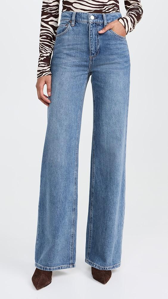 alice + olivia Weezy Full Length Jeans | Shopbop Product Image