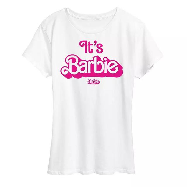 Womens Barbie The Movie Its Barbie Graphic Tee, Girls Product Image