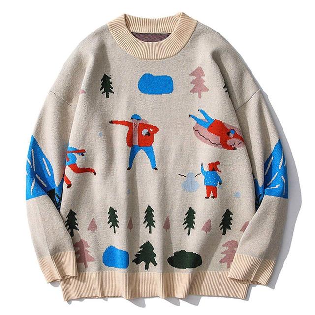 Aelfric Eden Snow Fight Knit Sweater Product Image