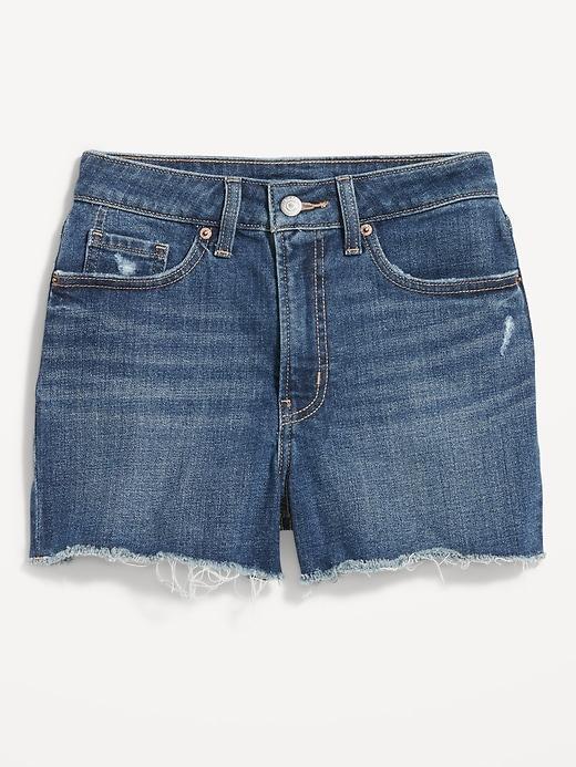 High-Waisted OG Jean Shorts -- 3-inch inseam Product Image