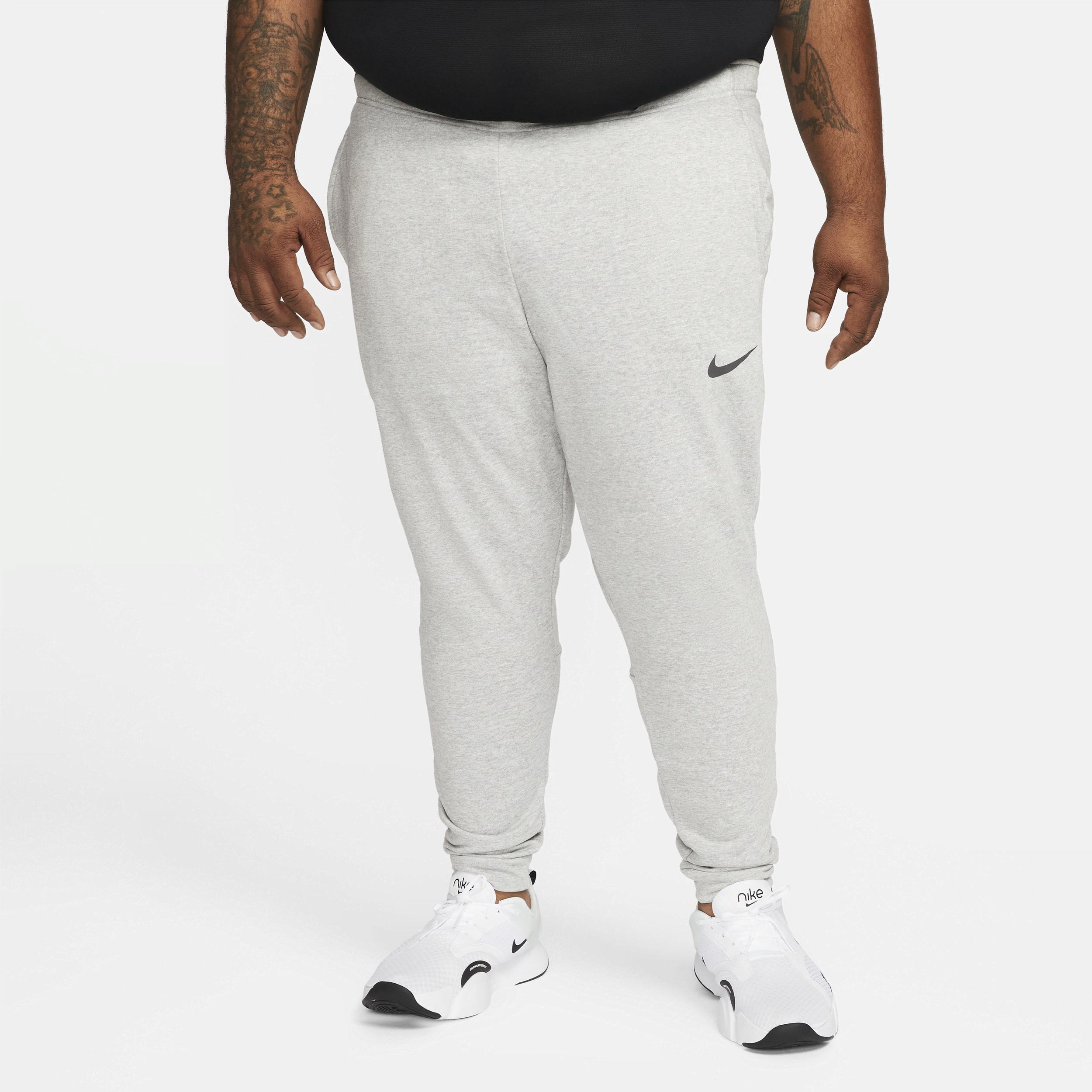 Mens Nike Dri-FIT Fleece Training Pants Grey Product Image