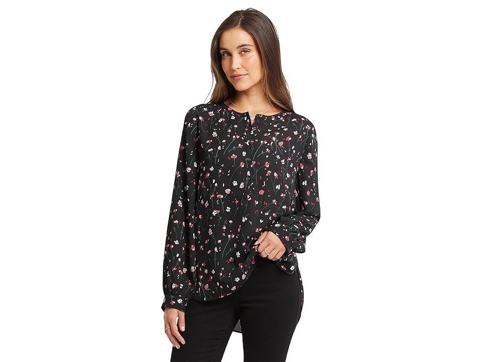 NYDJ Simone Blouse (Maria's Meadow) Women's Clothing Product Image