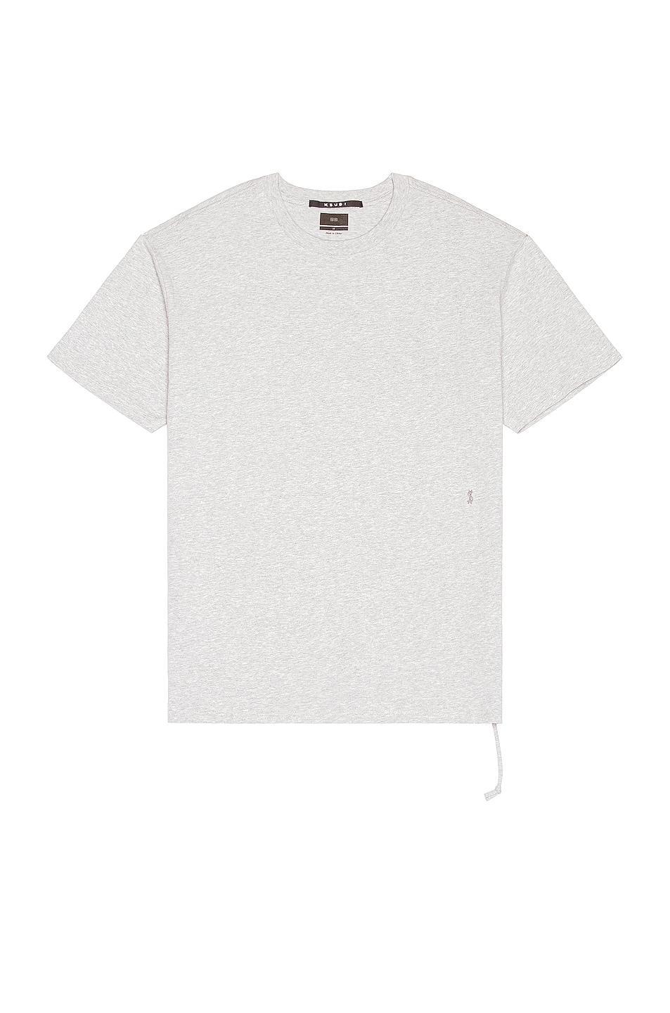 Ksubi 4 x 4 Biggie SS Tee Grey. (also in L, M, XL/1X). Product Image